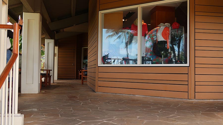 image of resysta decking at Roy's Koolina 